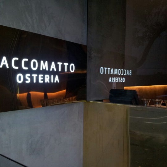 Photo taken at Baccomatto Osteria by Sub P. on 11/14/2012