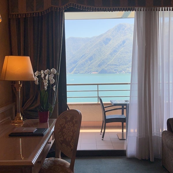 Photo taken at Hotel Splendide Royal Lugano by SULTAN on 7/9/2023
