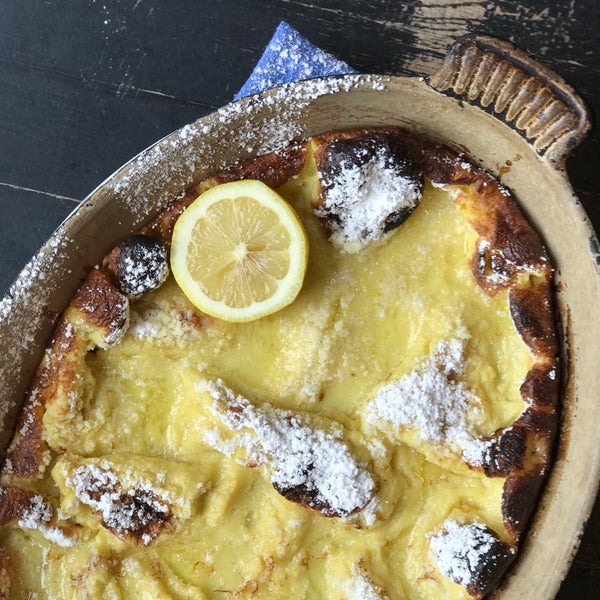 Don't leave without trying the Dutch baby.