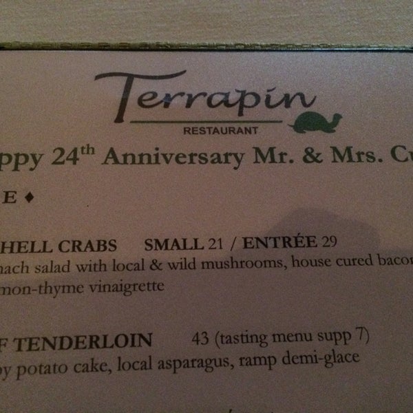 Foto tomada en Terrapin Restaurant  por George el 5/19/2014