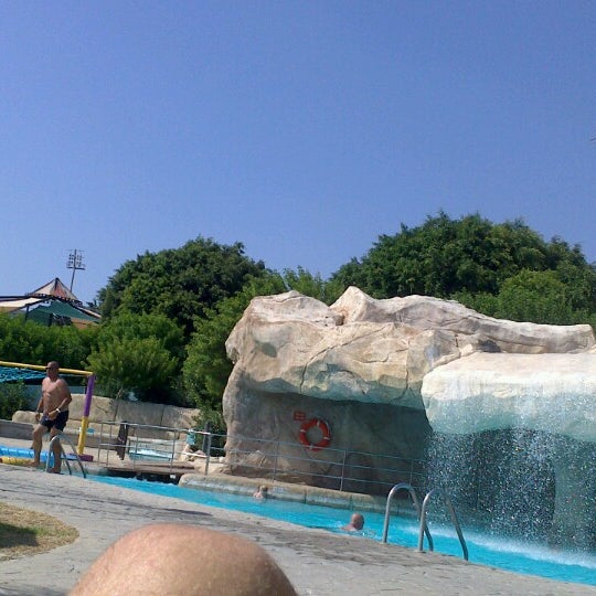 Photo taken at Pafos Aphrodite Waterpark by Béné F. on 9/4/2013