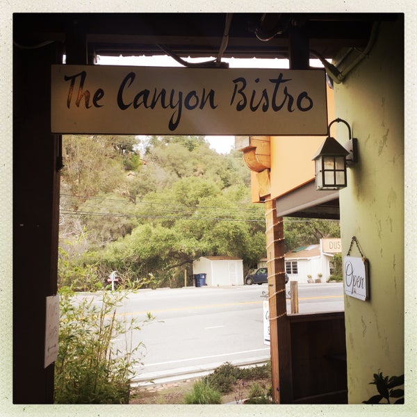 Photo taken at The Canyon Bistro &amp; Wine Bar in Topanga by David B. on 1/15/2017