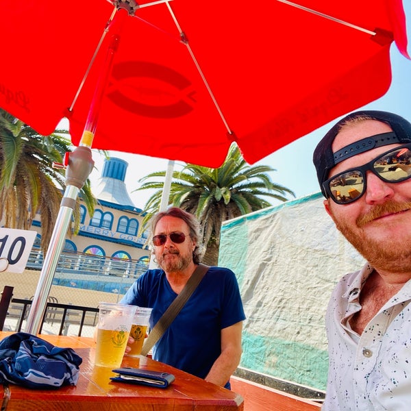 Photo taken at Big Dean&#39;s Ocean Front Cafe by David B. on 10/8/2020