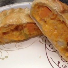 Time to remind everybody what a fantastic VEGGIE option we have this month. It's the Winter Veggie! Parsnips, Butternut Squash, Carrots and Cheddar Cheese feature in this one.