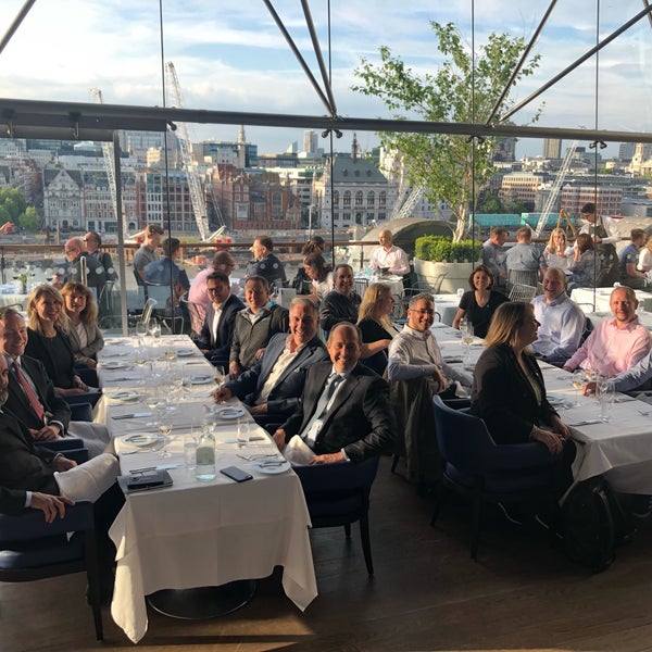 Photo taken at Oxo Tower Restaurant by Chris H. on 5/23/2019