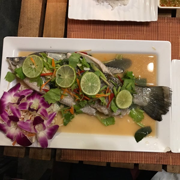 Love the steamed fish, comes as a filet but on top of the whole fish, so tasty!