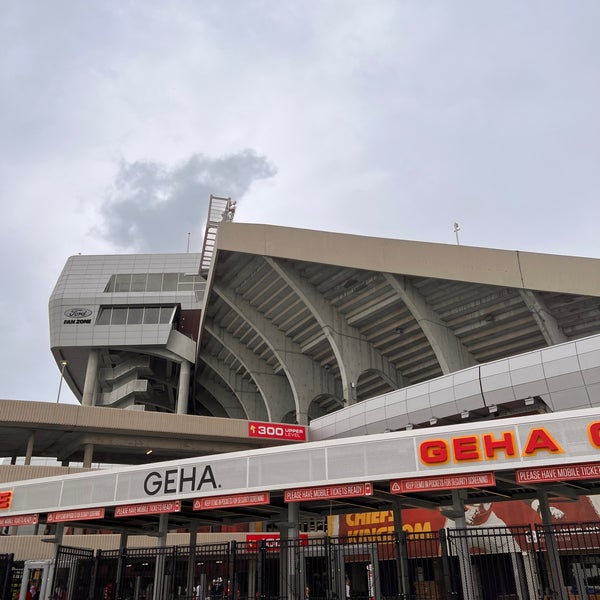 Photo taken at GEHA Field at Arrowhead Stadium by Dionne L. on 8/26/2023