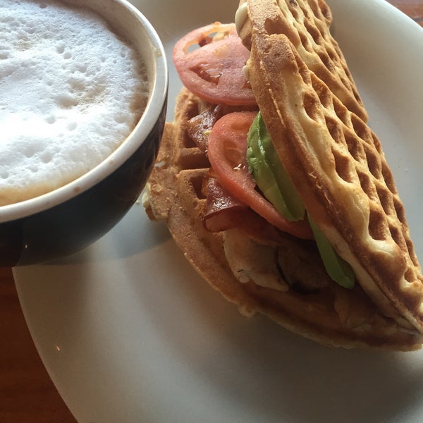 Снимок сделан в TIABI Coffee &amp; Waffle Bar пользователем Ann B. 12/20/2015