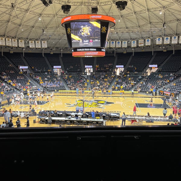 Photo taken at Charles Koch Arena by Jessica P. on 9/23/2022
