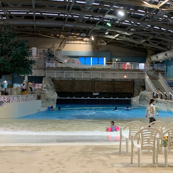 カリビアンビーチ 桐生市新里温水プール 桐生市 Da Havuz Da Fotograflar