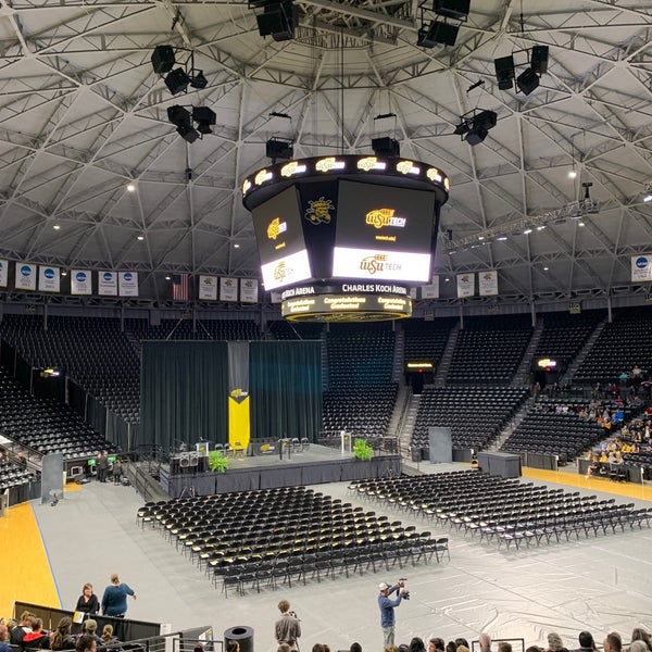 Photo taken at Charles Koch Arena by Cari S. on 5/9/2019