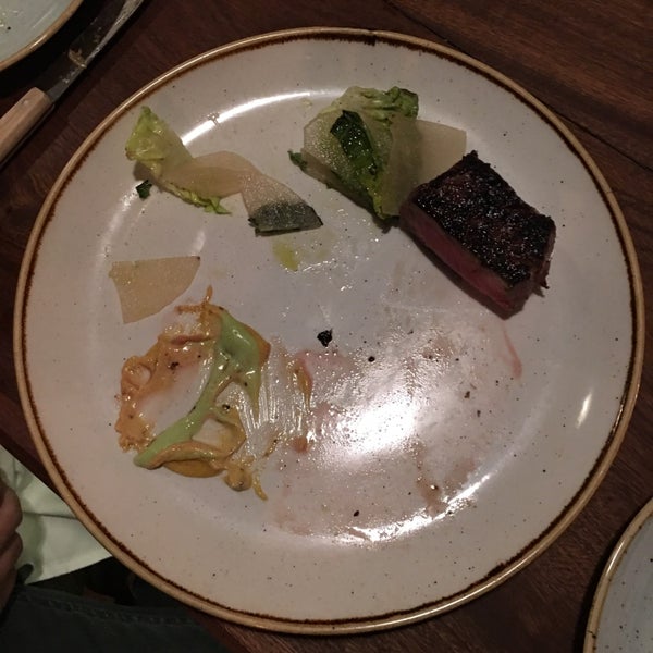 SO great and the whole experience reminds one why hospitality is a thing. Fuck the chicken-- The rib eye cap w compressed pear was real special. Lamb tartare, fluke, milk dessert were other faves.