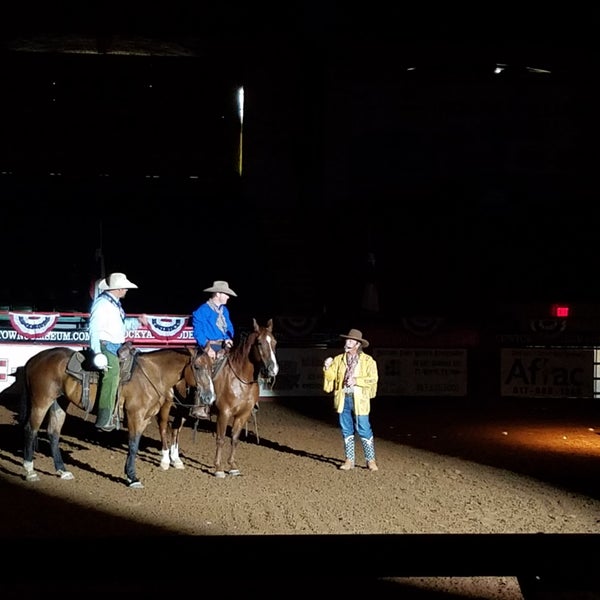 Photo taken at Cowtown Coliseum by Christie C. on 8/18/2019