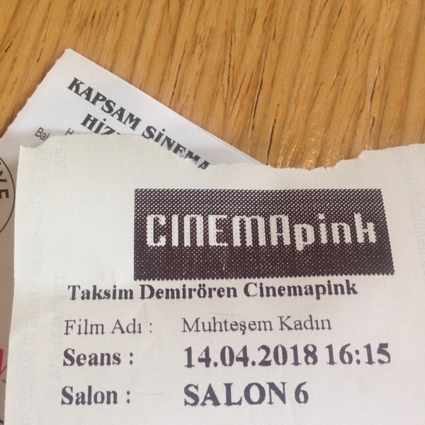 Photo taken at CinemaPink by 🦅 Dilek 🦅 on 4/14/2018