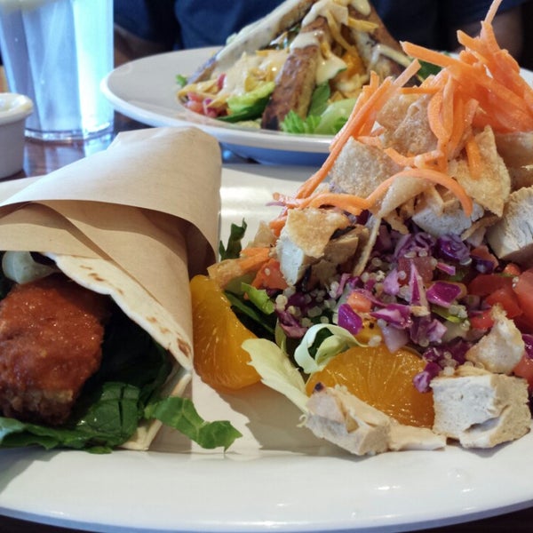 Photo taken at Veggie Grill by Annya E. on 5/19/2014