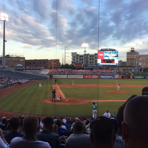Photo taken at ONEOK Field by Gus R. on 4/29/2016