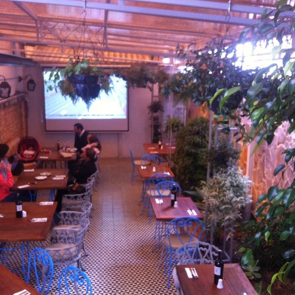 Get a table in the patio...it is amazing! Go for b/fast or brunch on Sat or Sun...
