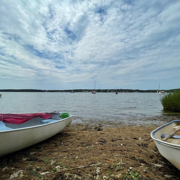 Waquoit Bay National Estuarine Research Reserve Monument in Waquoit