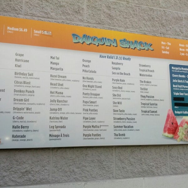 Daiquiri Shack 57 ziyaretçidan 1 tavsiye