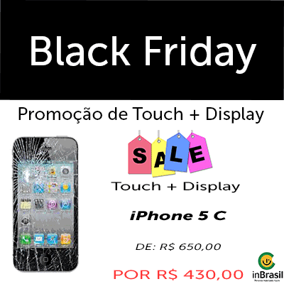 Pessoal, a inBrasil está com uma super promoção para a Black Friday! Troca de touch+display para qualquer modelo de iPhone e iPad.  Cadastre-se aqui: http://www.inbrasil.com.br/contato/black-friday/