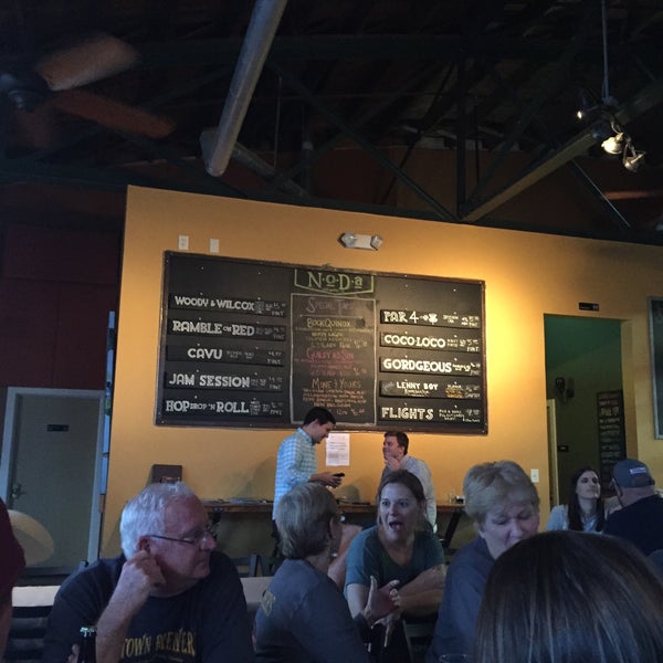 Photo taken at NoDa Brewing Company by j r. on 10/24/2015