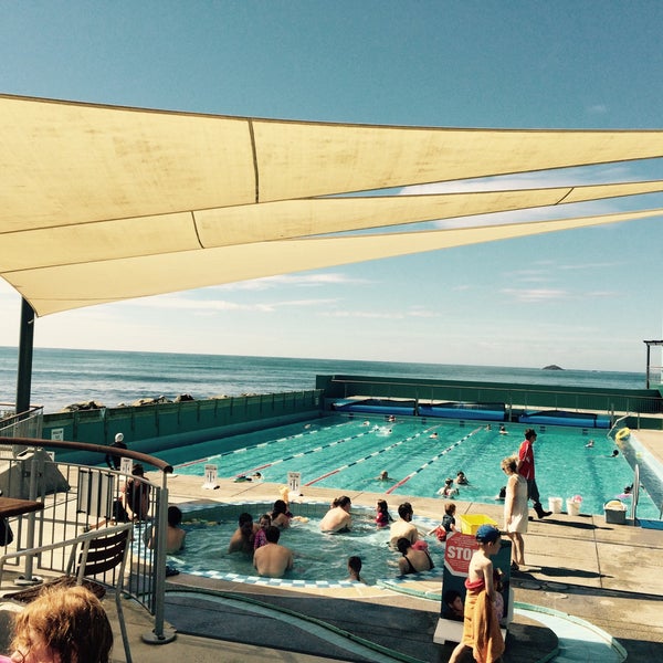 Photo taken at St Clair Hot Salt Water Pool by Angela B. on 12/23/2014