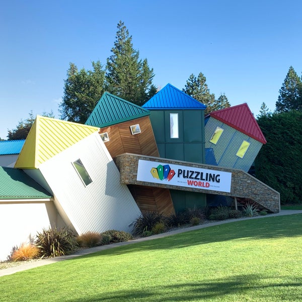 Photo taken at Puzzling World by Shirley C. on 4/25/2019