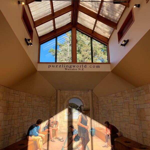 Photo taken at Puzzling World by Shirley C. on 4/25/2019