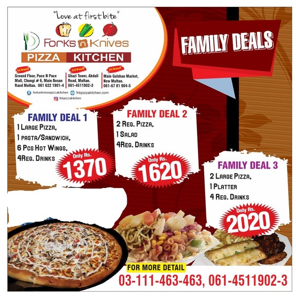 Forks N Knives Pizza Kitchen (Multan Cantt) Multān, Punjab