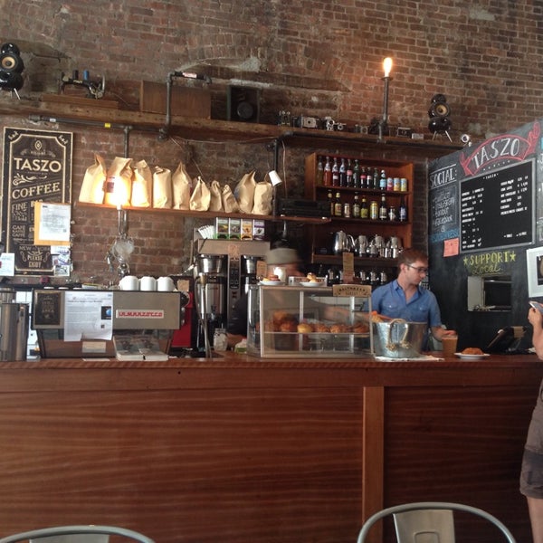 Photo taken at Taszo Espresso Bar by Heike B. on 7/17/2014