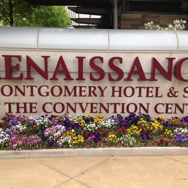 Photo taken at Renaissance Montgomery Hotel &amp; Spa at the Convention Center by Michael P. on 4/24/2013
