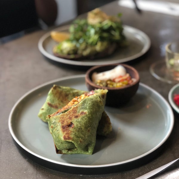 Super vegan options - the break away burrito here is honestly the best I have ever had ...
