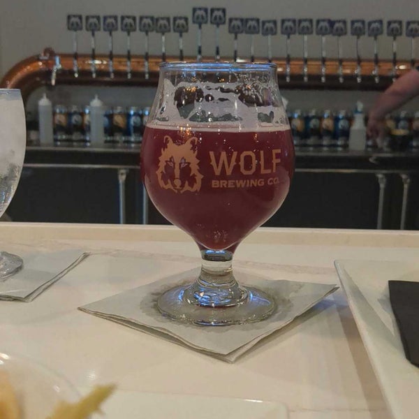 Photo taken at Wolf Brewing Co. by Sean M. on 8/19/2022