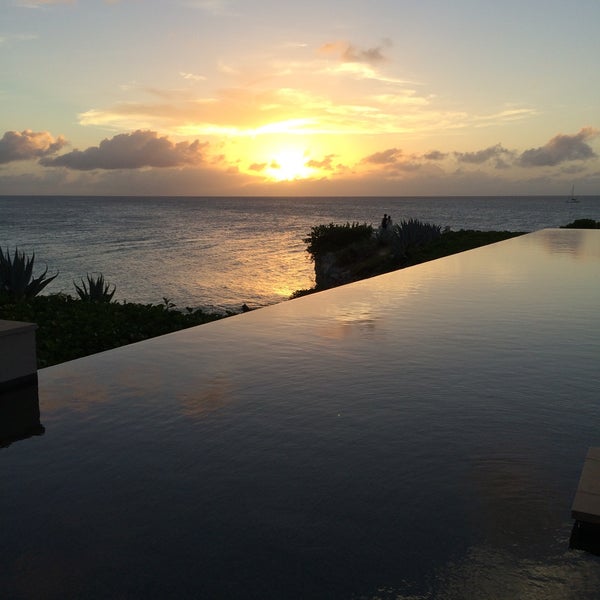 Photo taken at Four Seasons Resort and Residences Anguilla by Kate Z. on 3/26/2016