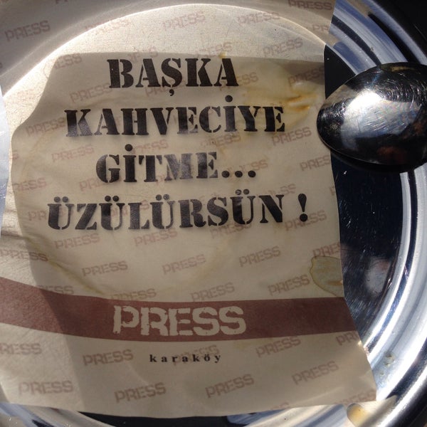 Photo taken at Press Karaköy by barbo o. on 4/3/2015