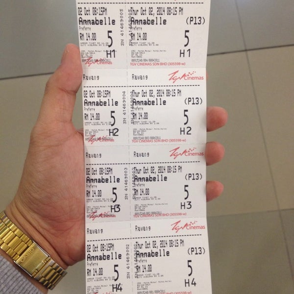 tgv cinema showtime aeon anggun rawang - Evan Langdon