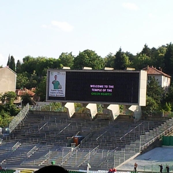 Das Foto wurde bei Стадион Берое (Beroe Stadium) von Мария С. am 7/18/2013 aufgenommen