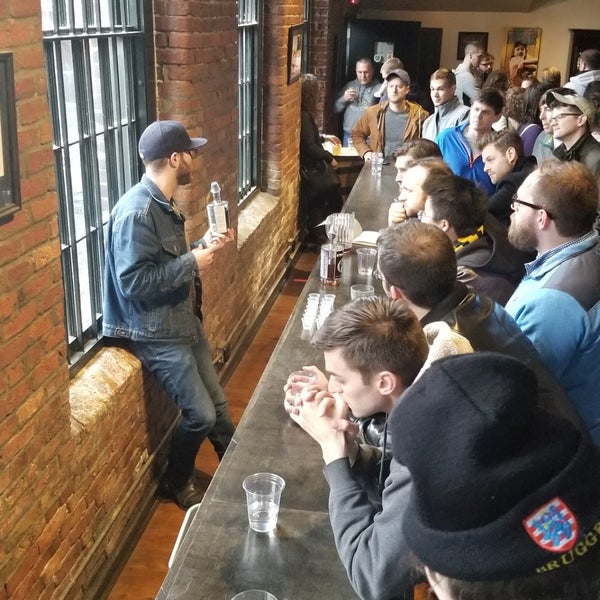 Photo taken at Corsair Distillery &amp; Taproom by Andy E. on 4/7/2018