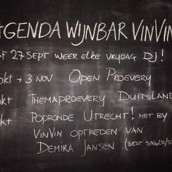 Foto tirada no(a) Wijnbar VinVin por Frank G. em 10/16/2013