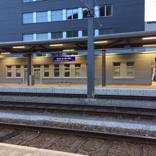 Photo taken at Bahnhof Bruck an der Mur by Luis d. on 7/5/2014
