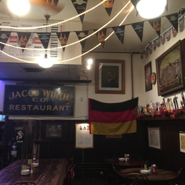 Photo taken at Jacob Wirth Restaurant by Hayrettin T. on 9/28/2015