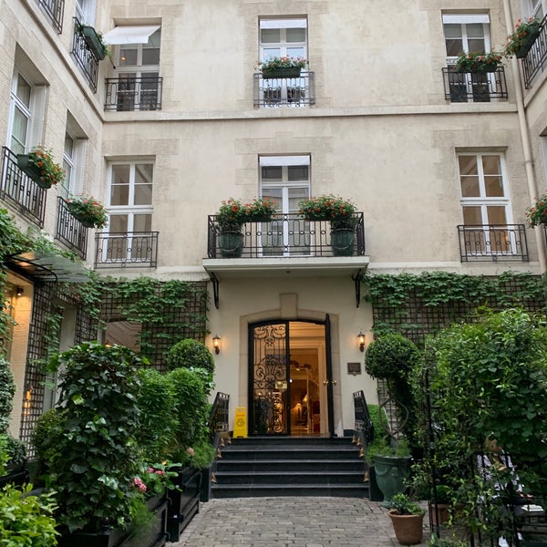 Photo taken at Relais Christine by Danny G. on 5/10/2019