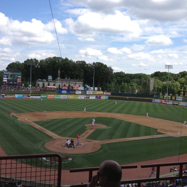 Photo taken at Joseph L Bruno Stadium by Carrie L. on 8/7/2013