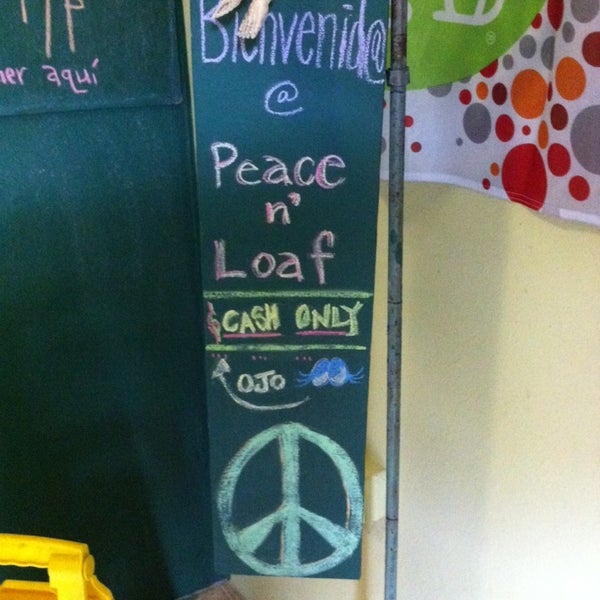 Photo taken at Peace n Loaf by Maribel T. on 11/2/2013