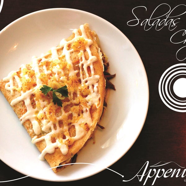 Agora na Appenini você também pode saborear, no jantar, deliciosos crepes e saladas!