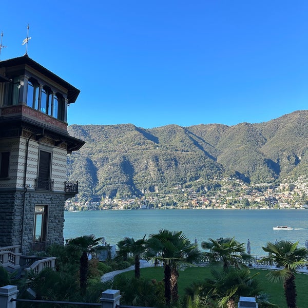 Photo taken at Mandarin Oriental Lago di Como by Firas I. on 10/31/2023