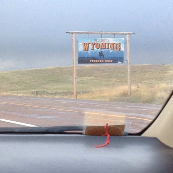 Photo taken at Wyoming/Montana Border by Sharon on 10/11/2013