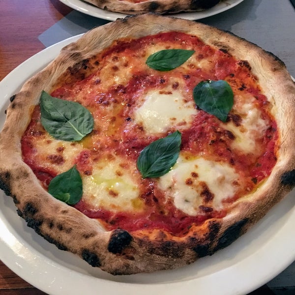 try the margherita... great dough.
