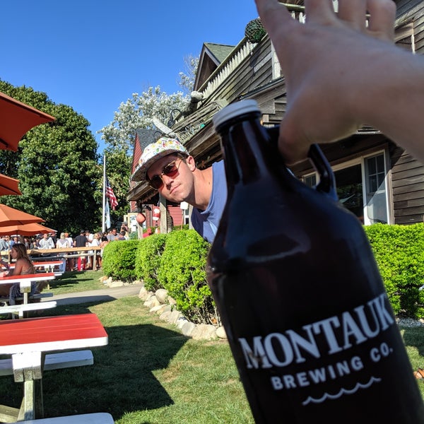 Photo taken at Montauk Brewing Company by Bennet G. on 8/10/2019