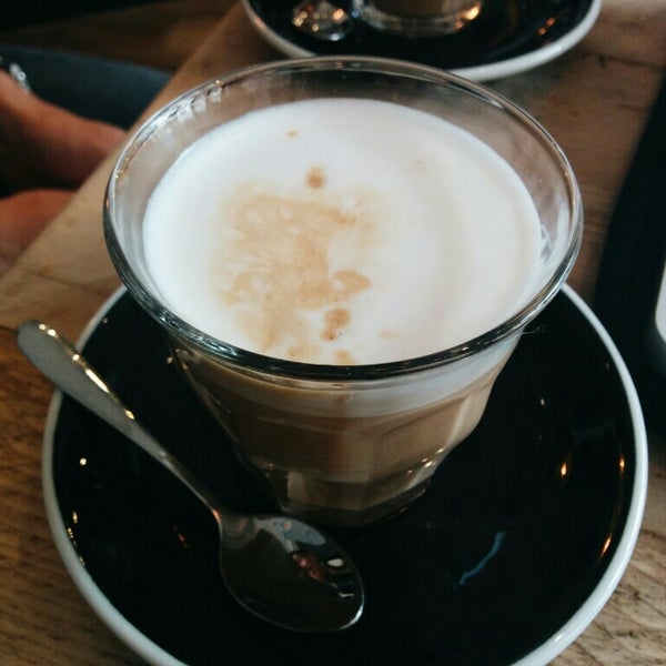 First time I've a tried a pingado, a Brazilian style of coffee that is a espresso with a few drops of milk.